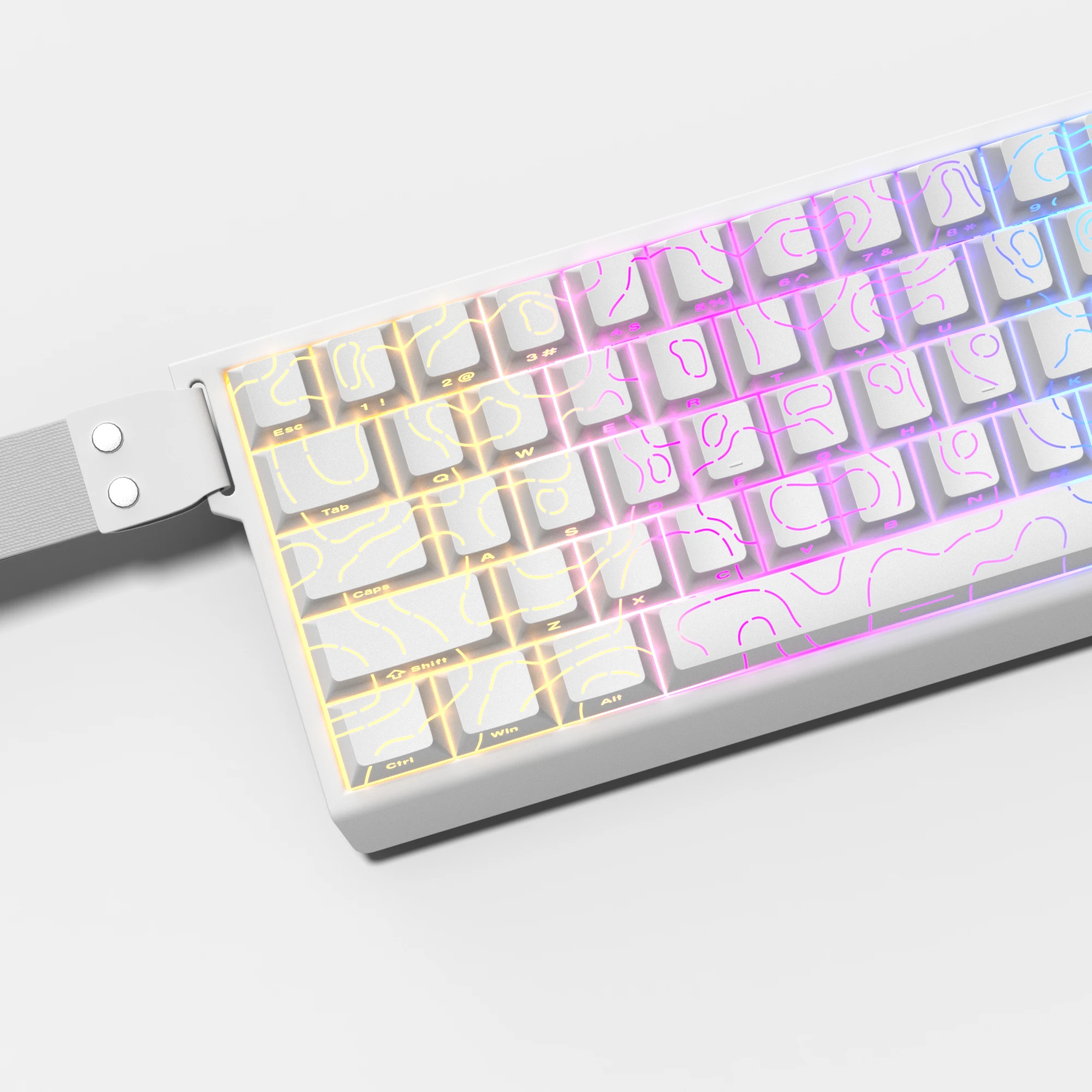 Gaming Keyboard 2026 - 2026 super novo branco topográfico 4.0