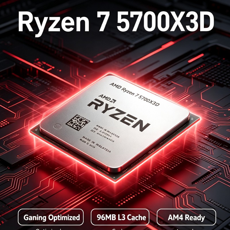 Amd Cpu Ryzen 7 - Processador Desktop Ryzen 7 5700X3D Bulk