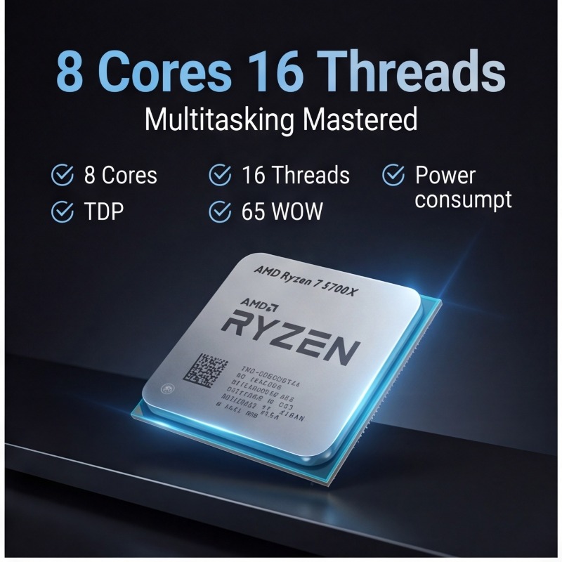 CPU para Jogos de Alto Desempe - Amd Cpu Ryzen 7 avaliação e preço