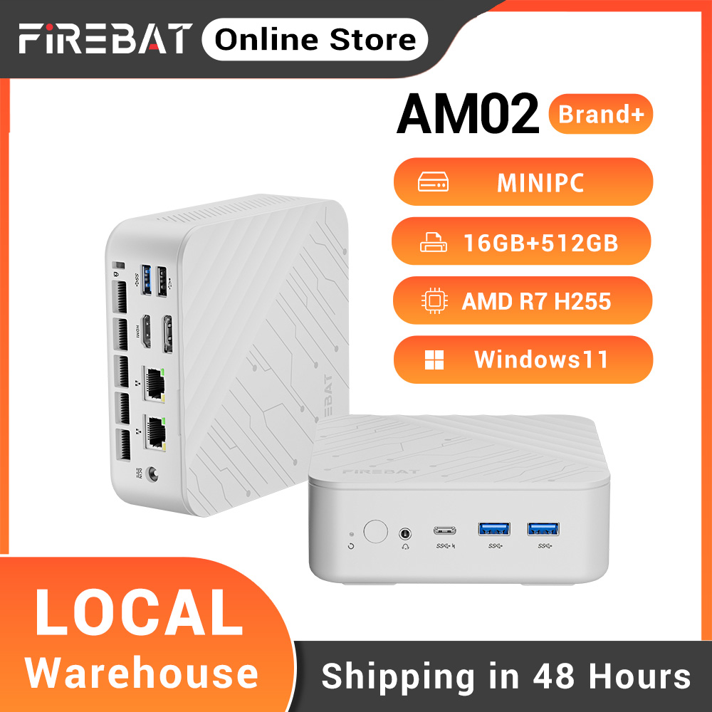 FIREBAT AM02 Mini PC AMD Ryzen - Amd Cpu Ryzen 7 avaliação e preço