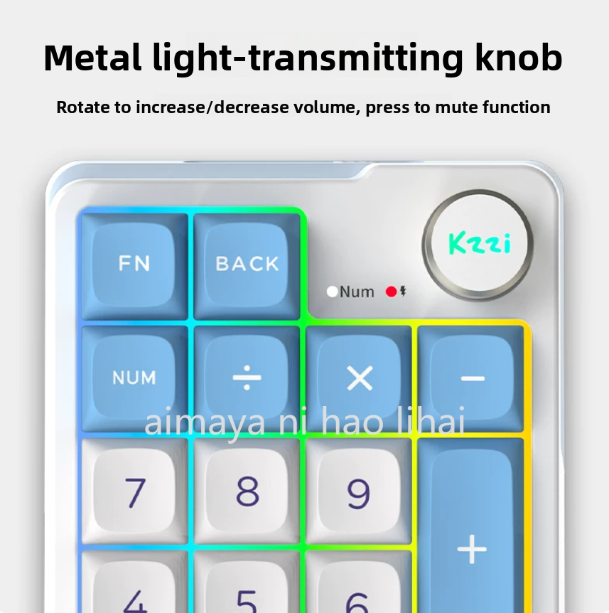 Teclado Mecânico Sem Fio Kzzi  - Gaming Keyboard Mini avaliação e preço