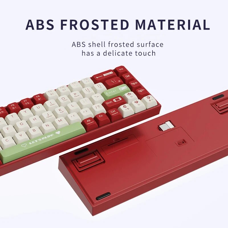 AJAZZ-AK680 Teclado mecânico c - Gaming Keyboard Hot Swappable avaliação e preço