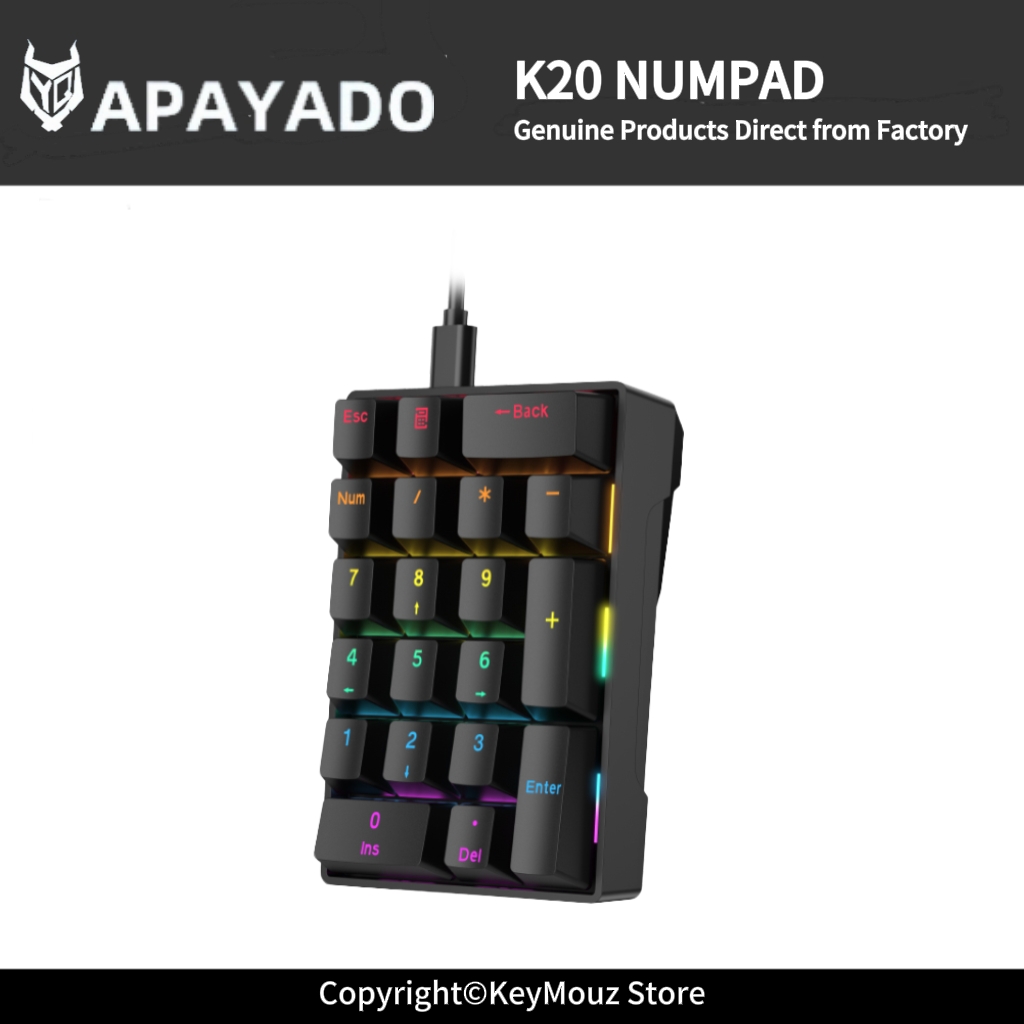 Teclado Numérico Mecânico Port - Keyboard Gaming Blue Switch avaliação e preço