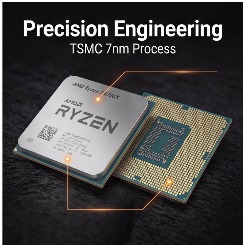 CPU AM4 compatível com DDR4 AM - Amd Cpu Ryzen 7 avaliação e preço