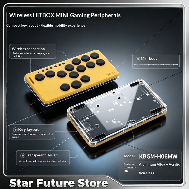 Teclado de jogos sem fio, mini - Gaming Keyboard Mini avaliação e preço